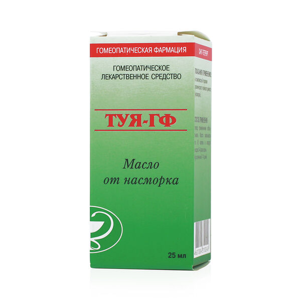 Масло гомеопатическое Туя-ГФ  25 мл