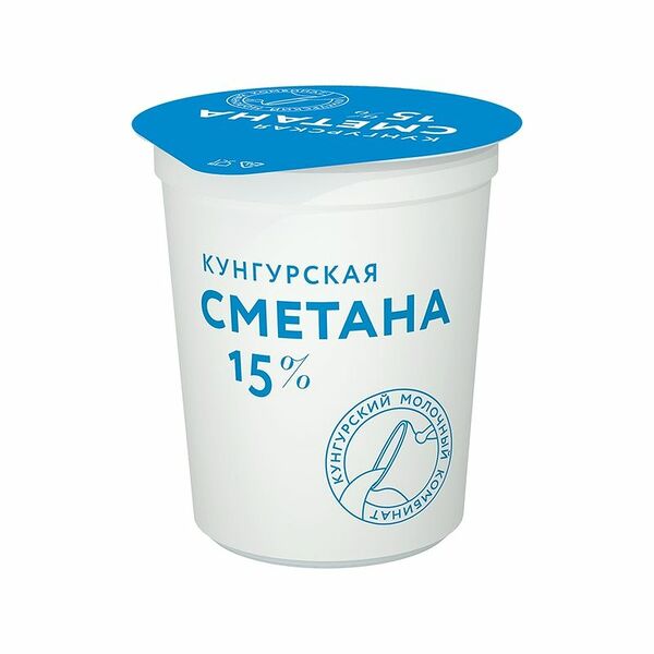Сметана Кунгурская 15%