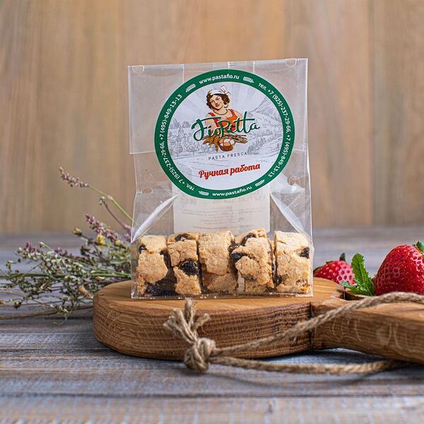 Бискотти с миндалем и клюквой