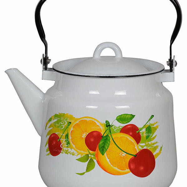 Чайник Фрутта эмалированный для индукционных плит
