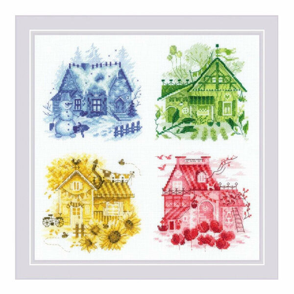 2143 Набор для вышивания Риолис 'Счастливая улица' 30*30см