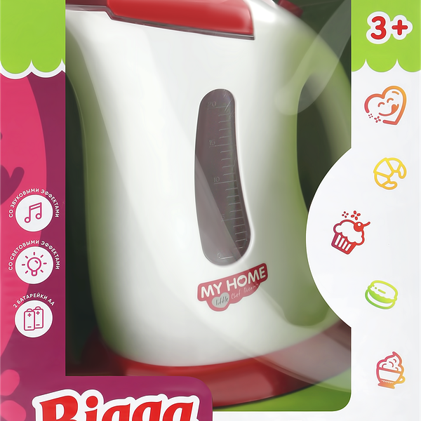 Игрушка BIGGA Чайник, со световыми и звуковыми эффектами Арт. 993100015