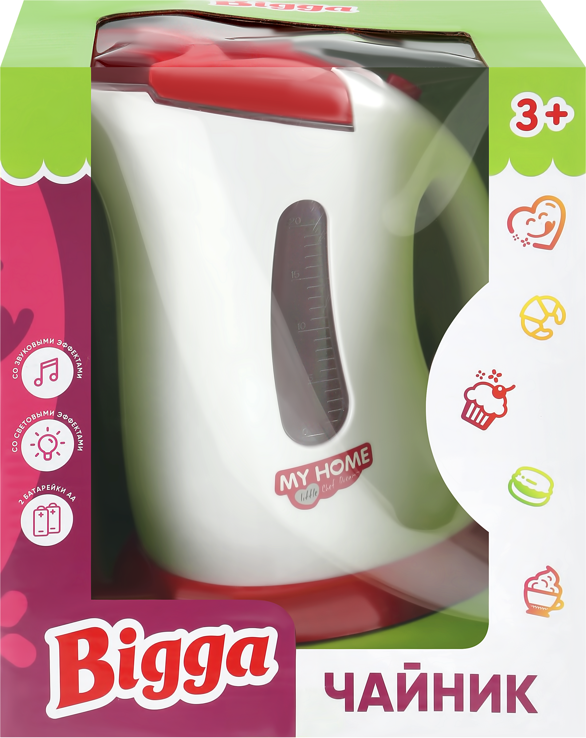 

Игрушка BIGGA Чайник, со световыми и звуковыми эффектами Арт. 993100015