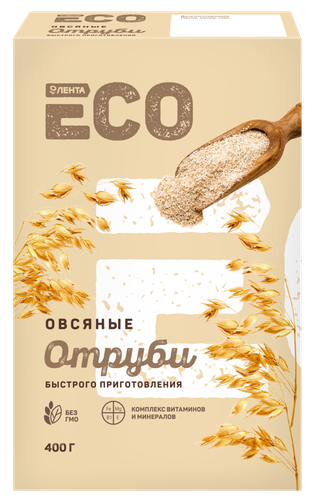 

Отруби овсяные ЛЕНТА ECO, 400г