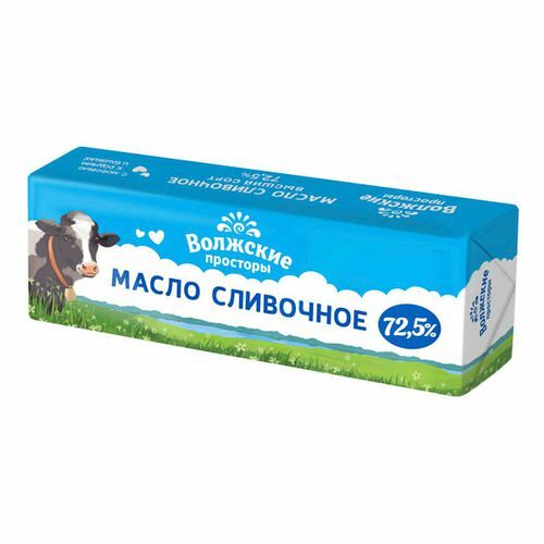 Волжские просторы Масло сливочное 72,5%