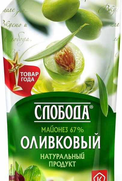 Майонез Слобода Оливковый 67%