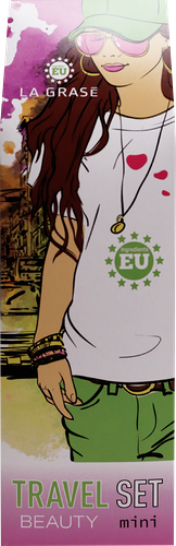 Набор подарочный женский LA GRASE Лак для волос Double Volume, 75мл+Шампунь сухой Fresh Look, 100мл