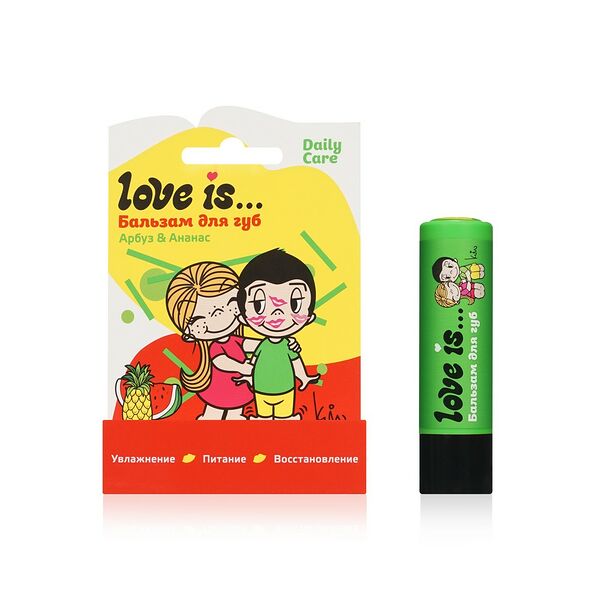 Бальзам для губ Love is...Арбуз - ананас 4.2г