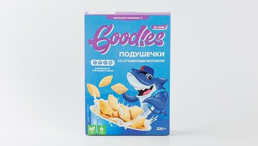 Подушечки Goodies со сгущенным молоком 220г