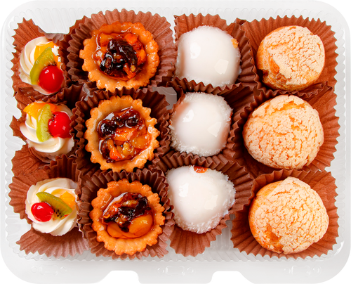 

Мини-пирожные Лента Fresh Дари восторг Для вечеринок 360 г