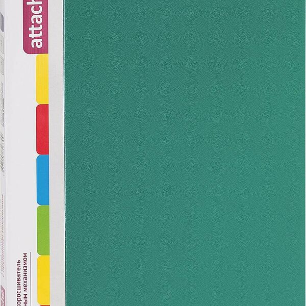 Скоросшиватель пластиковый с пруж.мех.ATTACHE F612/07 17мм зеленый