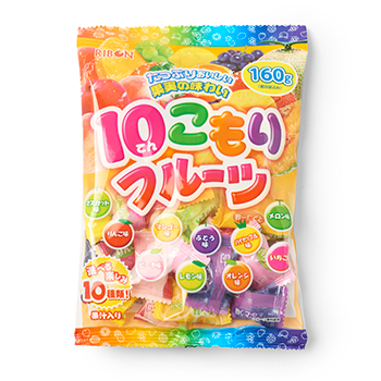 

Леденцы Ribon Fruits Candy ассорти из 10 фруктовых вкусов 160 г