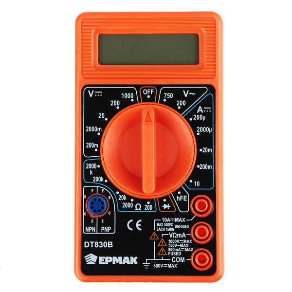Ермак мультиметр цифровой dt-830в