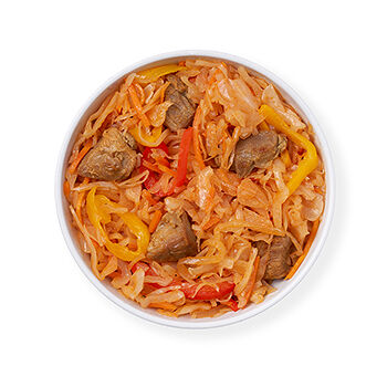 Капуста тушёная с мясом индейки, «Уже готово», 220 г, Россия