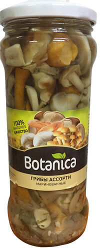 Грибы Botanica ассорти маринованное в собственном соку