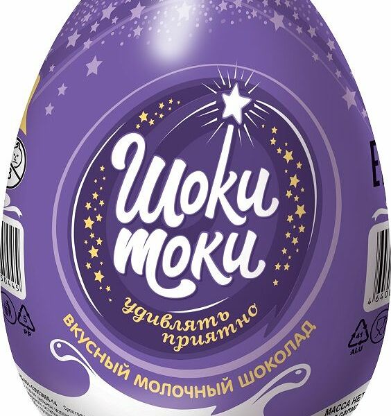 Шоколадное яйцо Конфитрейд Шоки-токи с игрушкой в ассортименте 