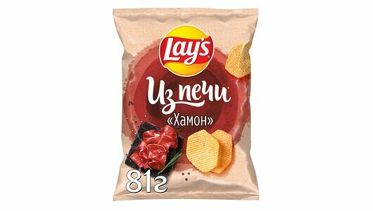 Картофельные чипсы Lay's Из печи со вкусом хамона 81 г