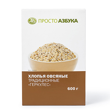 

Хлопья овсяные Просто Азбука Геркулес