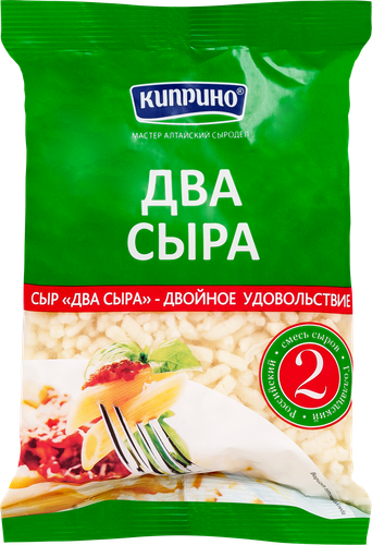 

Сыр Киприно Два сыра 45% тёртый 125 г