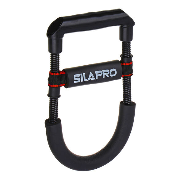 Silapro эспандер для кистей и предплечья 25x14см, 20кг, пп, углерод.сталь, поролон