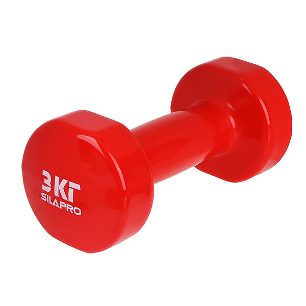Silapro гантель с виниловым покрытием 3кг (+-100гр), металл