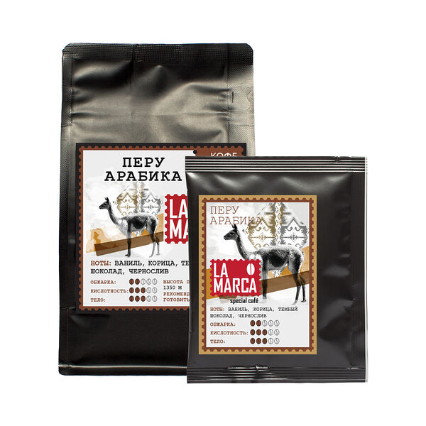 Перу Арабика Дрип-кофе La Marca, н-р 6 шт
