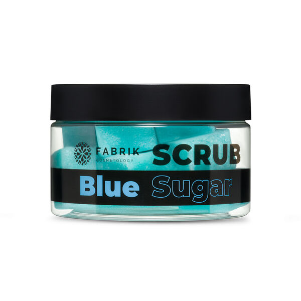 Скраб-кубики сахарный Sugar Blue Scrub 200г