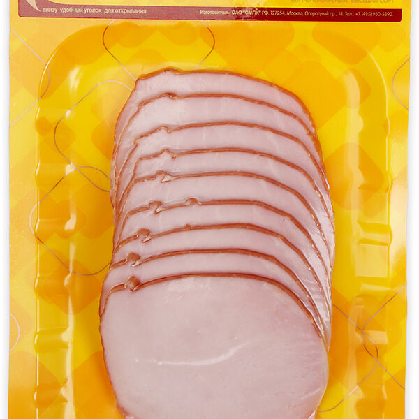 Карбонад варено-копченый Останкино Юбилейный, нарезка