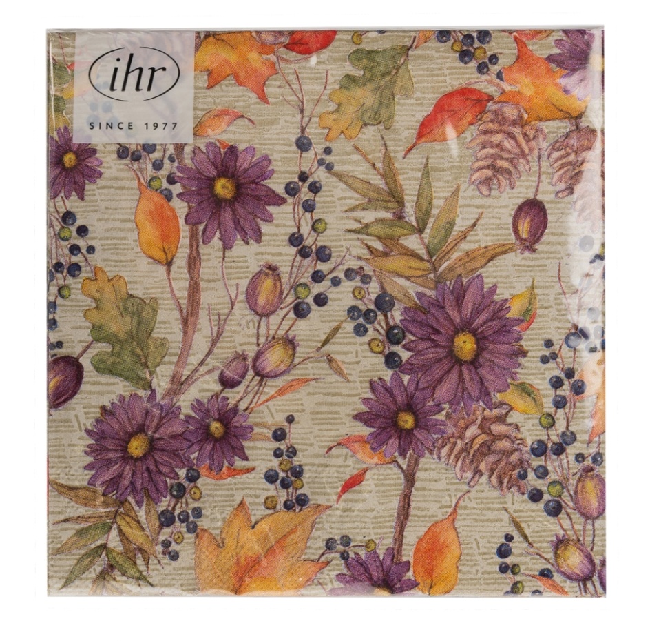 

Салфетки бумажные Ihr Anett, 33х33 см, 3-слойные 20 шт, Германия