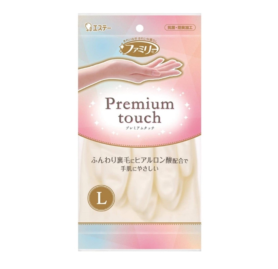

Перчатки Premium touch виниловые с гиалуроновой кислотой размер L