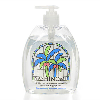 Средство Yashinomi для мытья посуды, овощей и фруктов с помпой