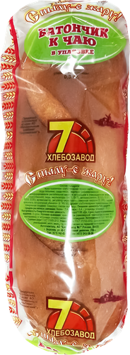 

Батон ХЛЕБОЗАВОД №7 К чаю, в нарезке