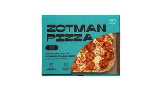 Пицца Zotman pizza Замороженная Пепперони 400 г