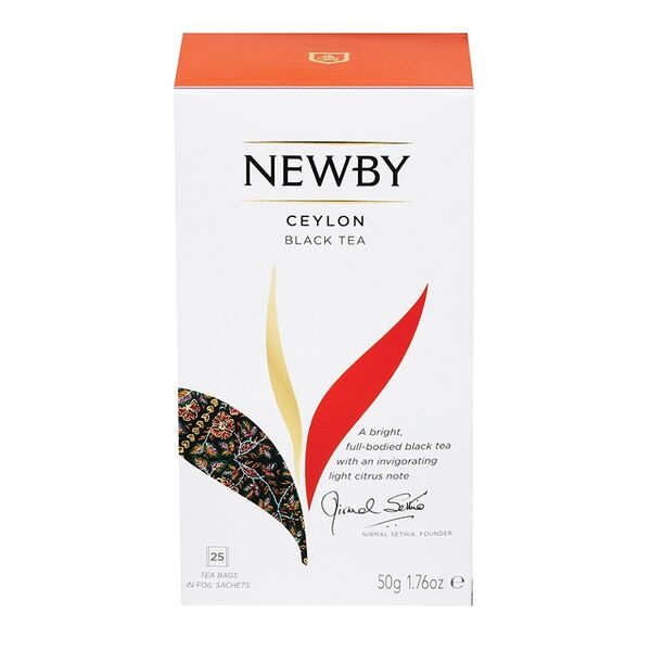 Чай черный Ceylon 25*2 г ТМ Newby (Ньюби)