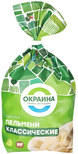 

Пельмени Окраина Классические 800 г