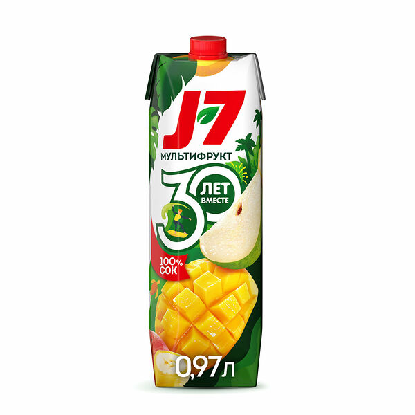 Нектар J7 Фрукты целиком Мультифрукт 970 мл