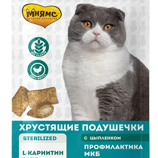 Мнямс хрустящие подушечки 