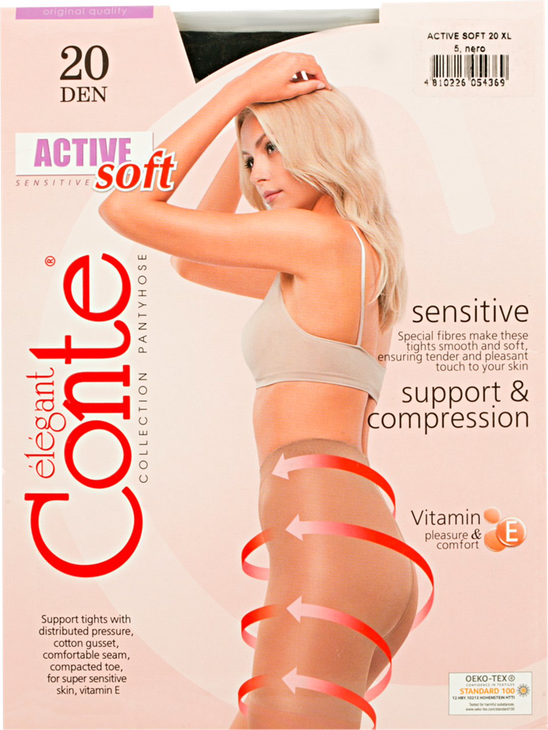 

Колготки женские Conte Elegant Active 20 den nero р. 5