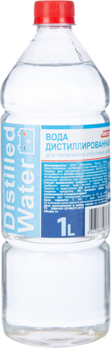 

Вода дистиллированная SPECIALIST Distilled water Арт. DWS1/01/02, 1л