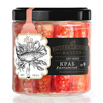 Краб камчатский для Коллекционеров вкусов в собственном соку №9