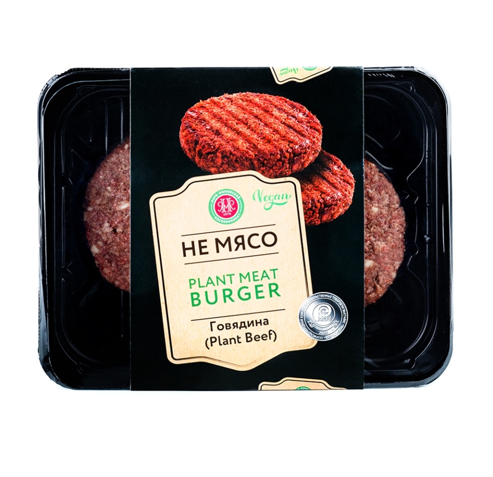 

Котлета веганская PLANT MEAT с ароматом говядины НЕ МЯСО 228г Россия