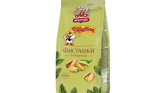 Фисташки от Мартина обжаренные отборные неочищенные с солью