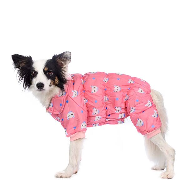 Комбинезон для собак 2XL розовый (девочка)
