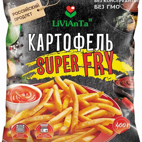 Картофель фри замороженный LiViAnTa