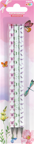 

Набор карандашей ЛЕНТА KIDS чернографитных Dragonfly