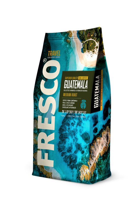 

Кофе в зёрнах натуральный жареный Fresco Guatemala, 900 г