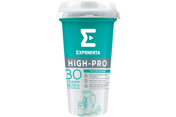 Напиток кисломолочный Exponenta High-Pro натуральный 0%