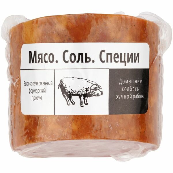 Колбаса Мясо.Соль.Специи в/к Гданьская категории А, Россия