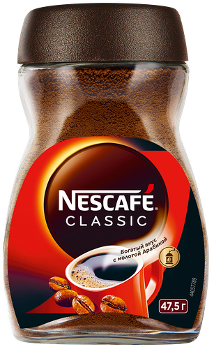 NESCAFE CLASSIC банка, 47.5 г