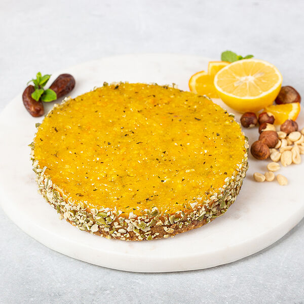 Веганский десерт из фруктов и орехов «Raw Cake»  Цитрус и мята замороженный 650 г